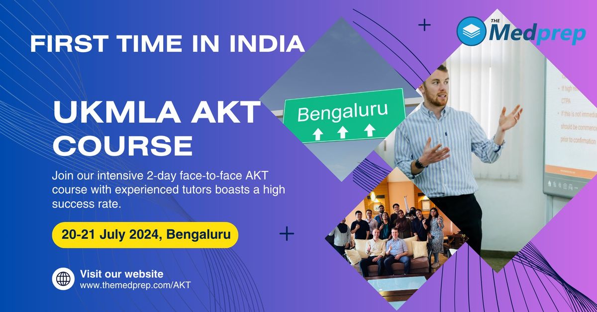 UKMLA AKT (PLAB 1) Face to Face Course in Bengaluru, India
