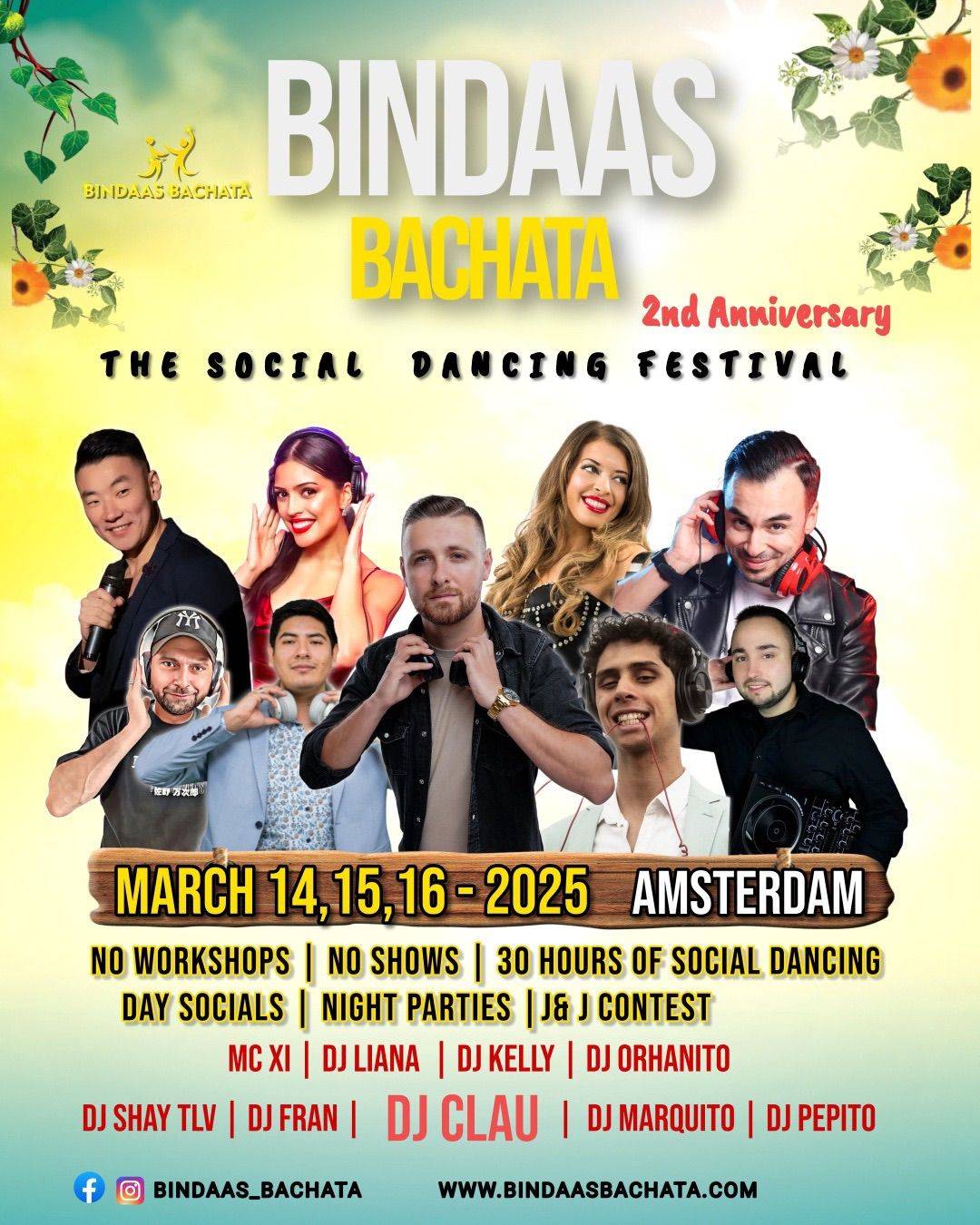 BINDAAS Bachata Sensual Social Dancing Festival in Amsterdam