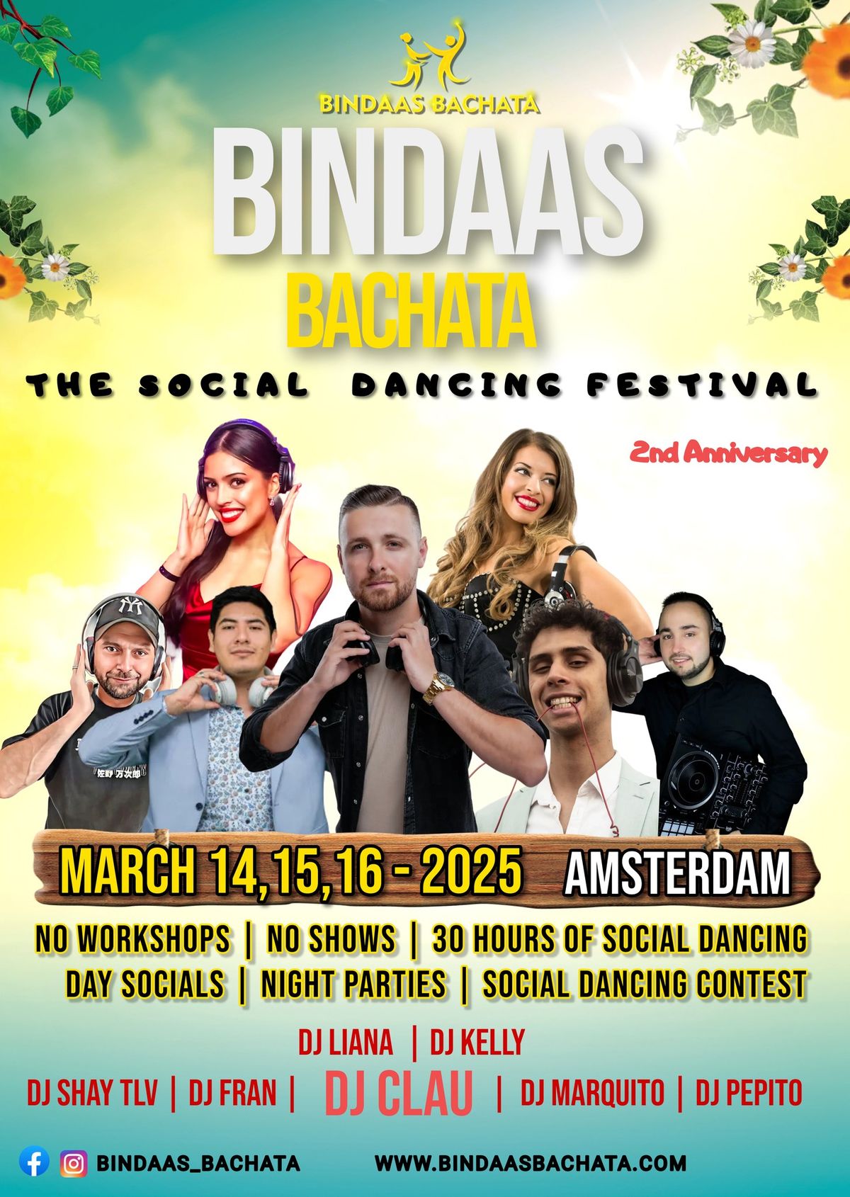 BINDAAS Bachata Sensual Social Dancing Festival in Amsterdam