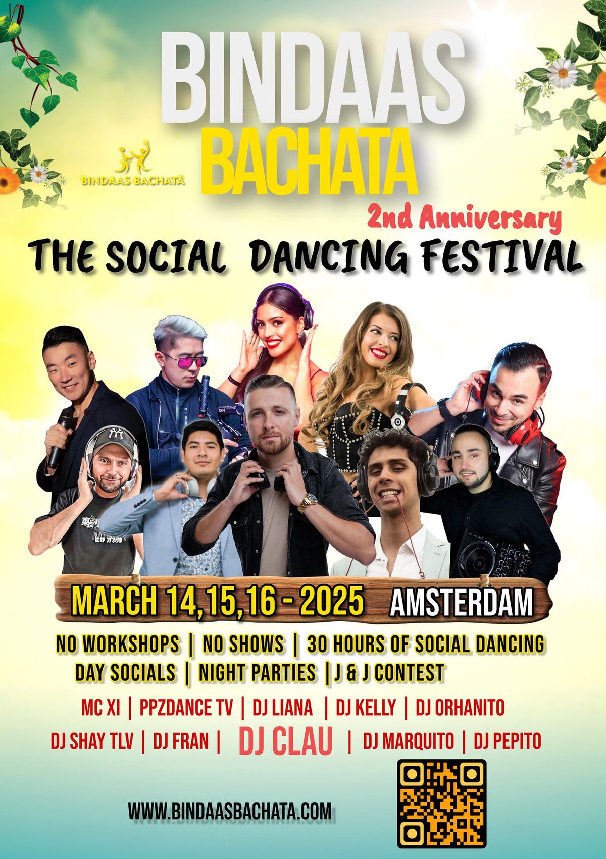 BINDAAS Bachata Sensual Social Dancing Festival in Amsterdam