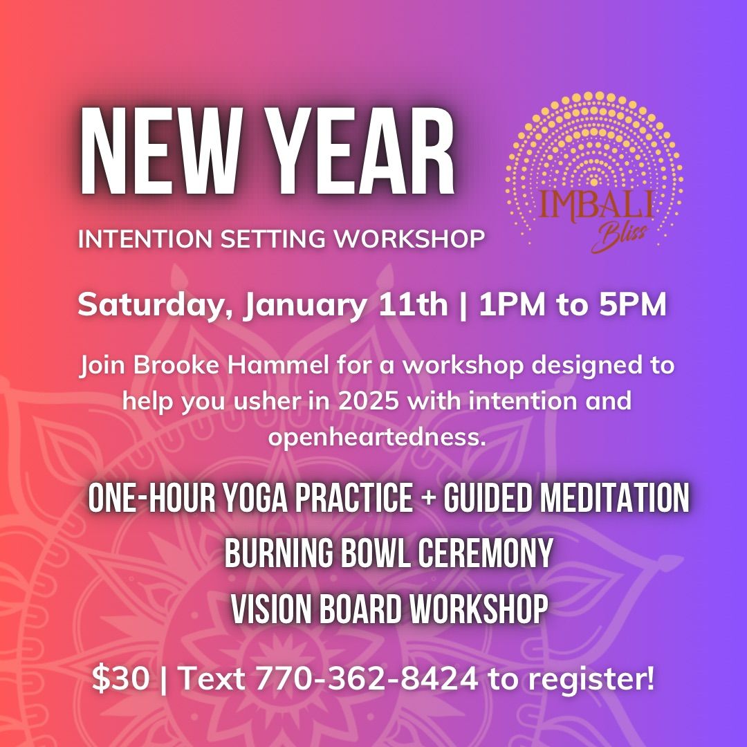 New Year Intention Setting Workshop