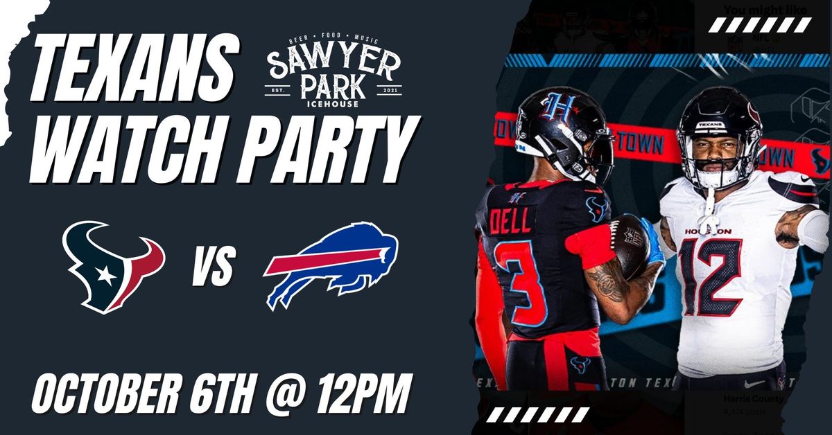 Texans vs Bills: Watch Party