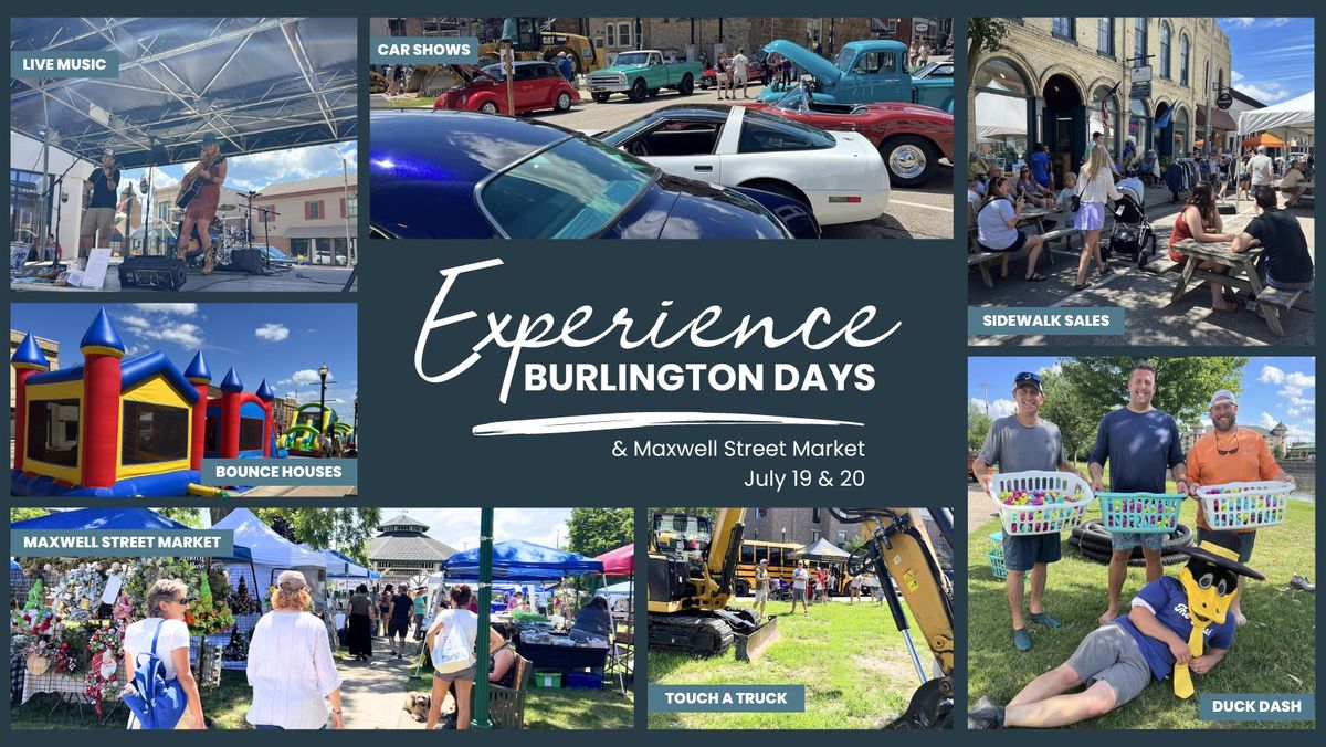 Experience Burlington Days & Maxwell Street Market
