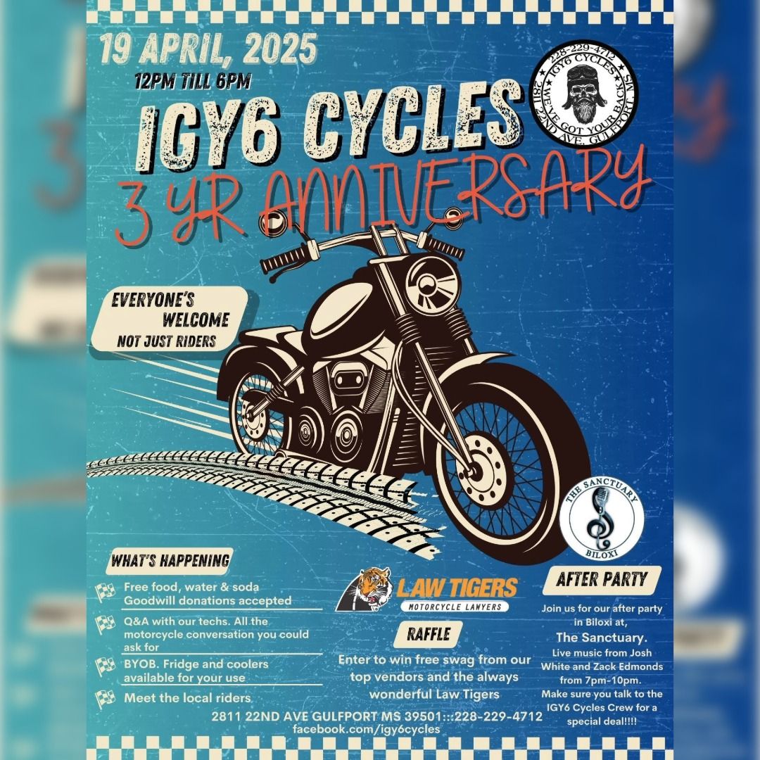 IGY6 Cycles 3 Year Anniversary Party