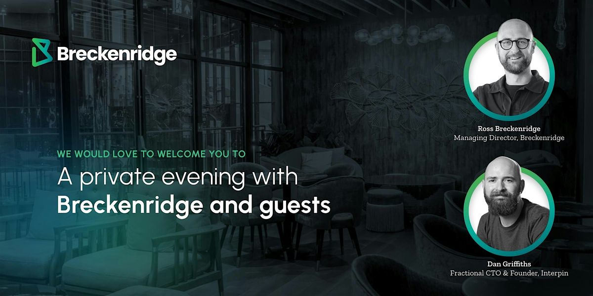 Breckenridge rebrand launch plus keynote talk on AI in business