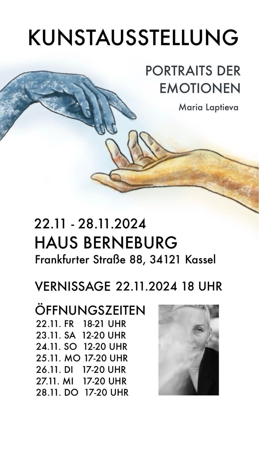 Kunstausstellung PORTRAITS DER EMOTIONEN 