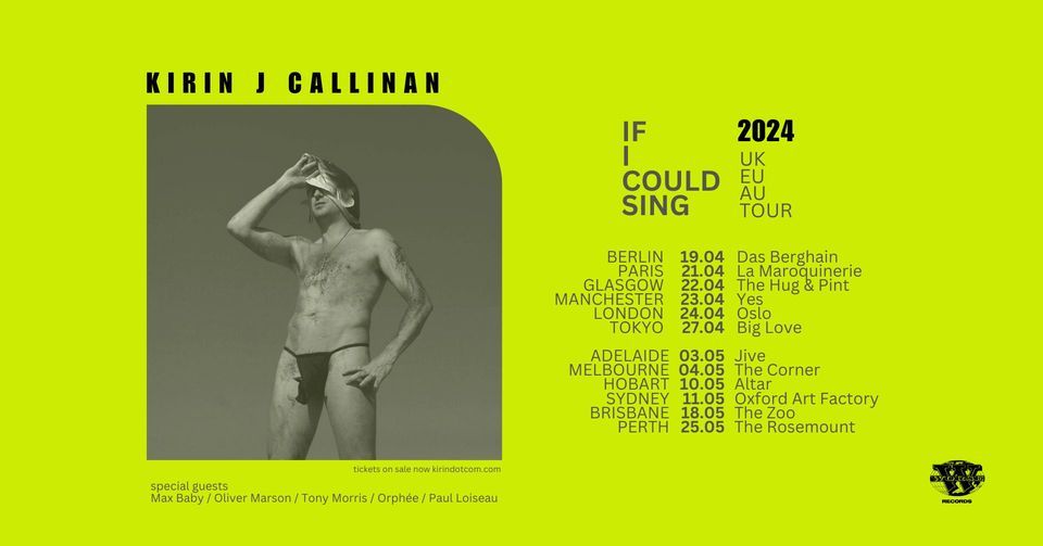 KIRIN J CALLINAN at THE ZOO | BRISBANE