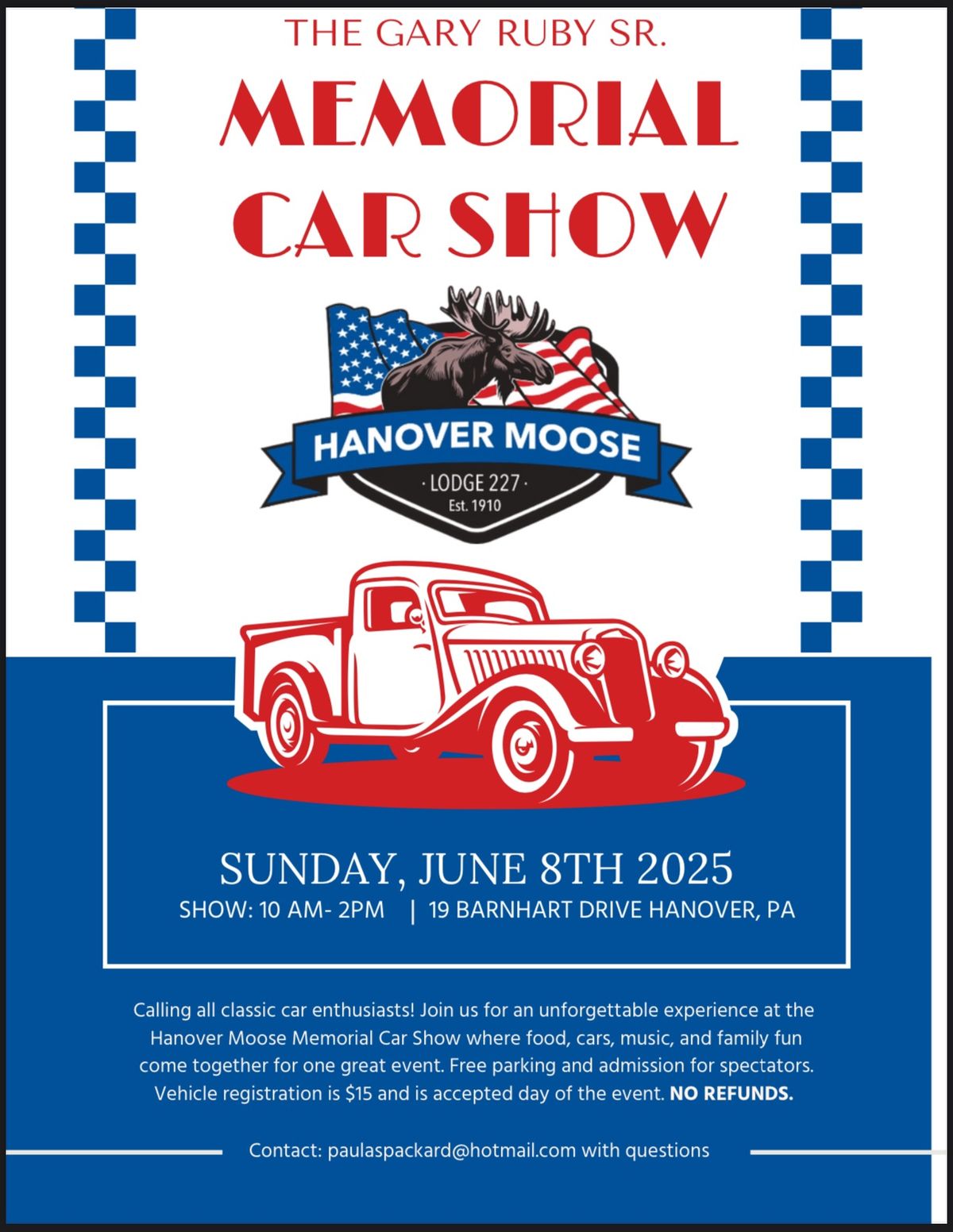 The Gary Ruby Sr Memorial Car Show