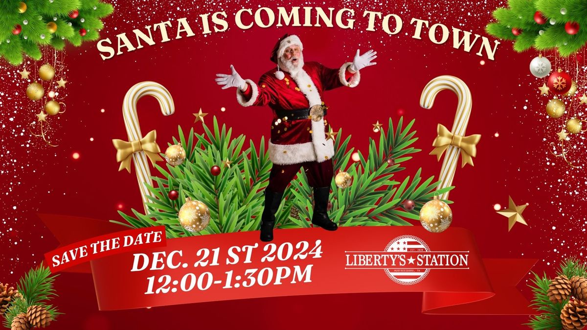 Santa will be at Liberty's Station