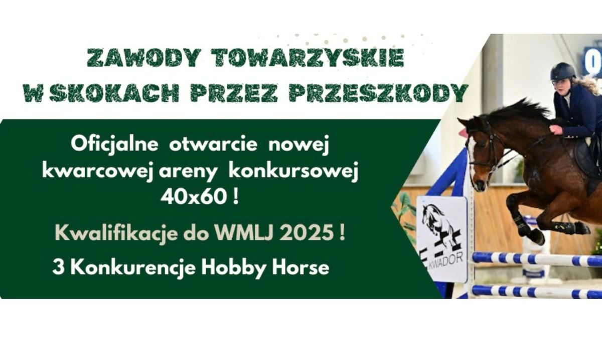 I Zawody Towarzyskie w skokach przez przeszkody oraz zawody Hobby Horse w Stajni Kanthaka!