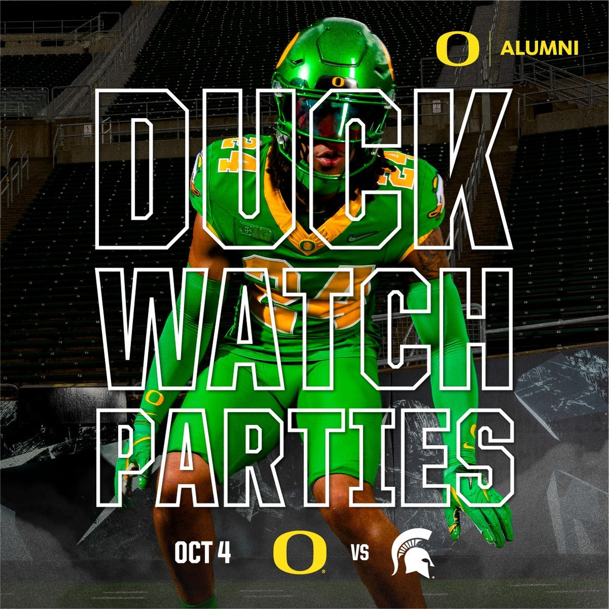 Watch Party - Oregon Ducks vs. Michigan State Spartans