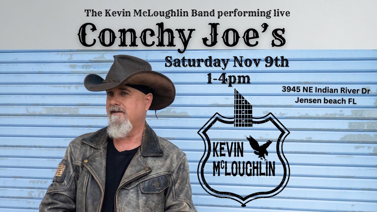 Kevin McLoughlin at Conchy Joes