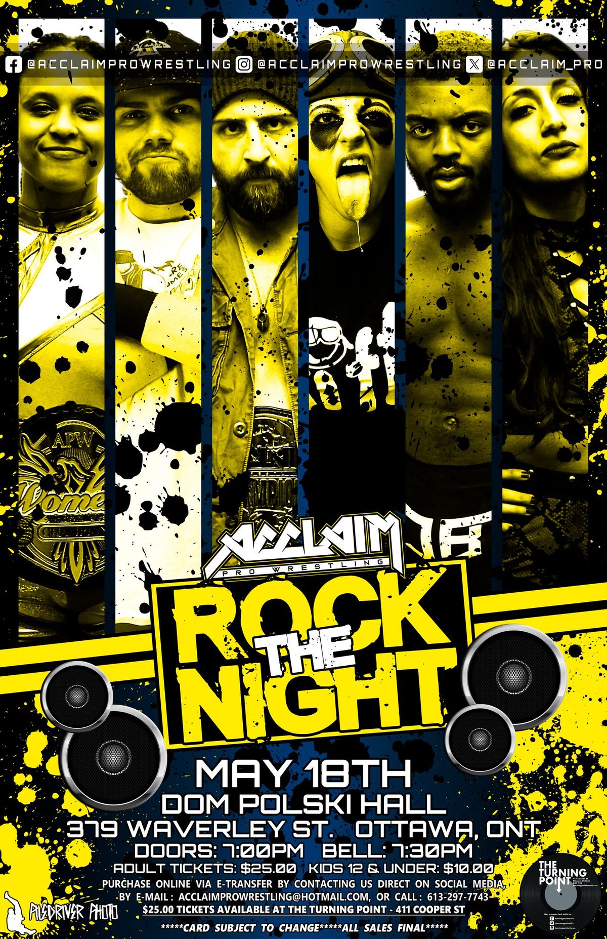 Acclaim Pro Wrestling presents: Rock The Night