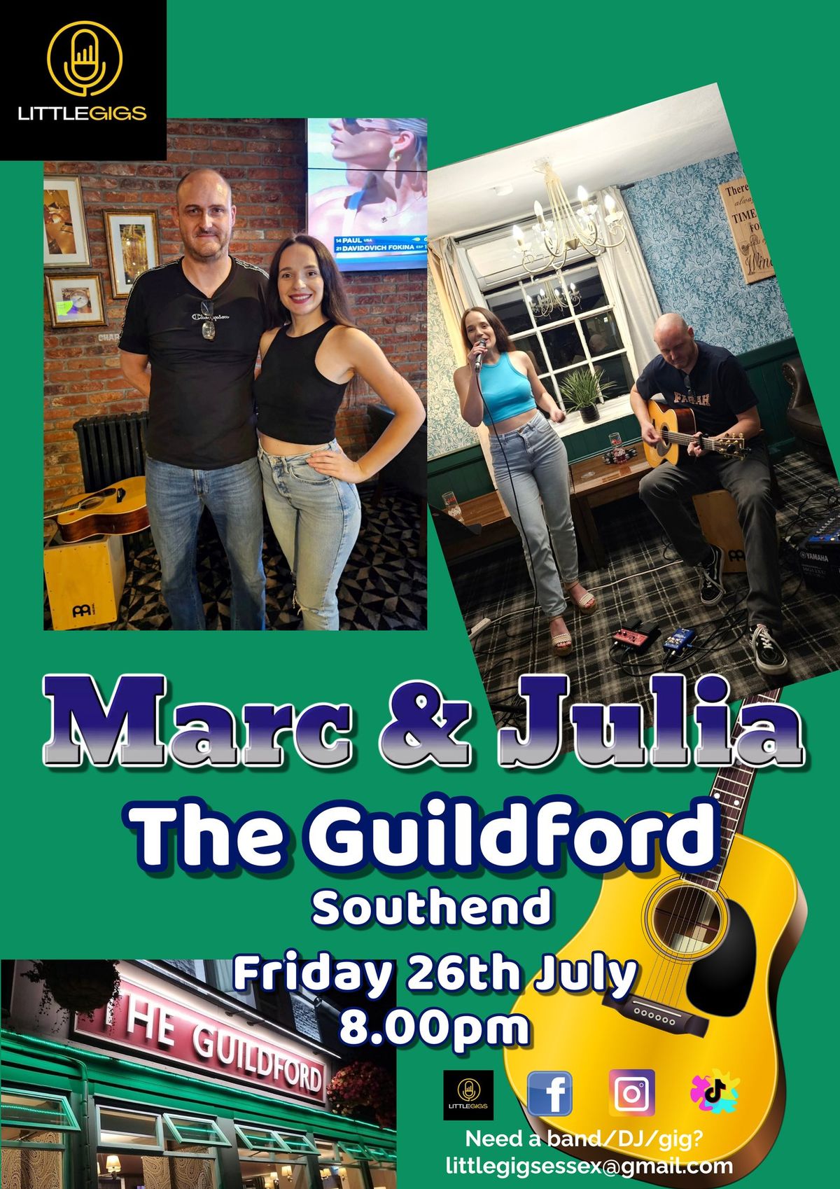 Marc & Julia!! - Live & Kicking at The Guildford!! \ud83e\udd73\ud83e\udd73\ud83c\udfb8\ud83c\udfa4