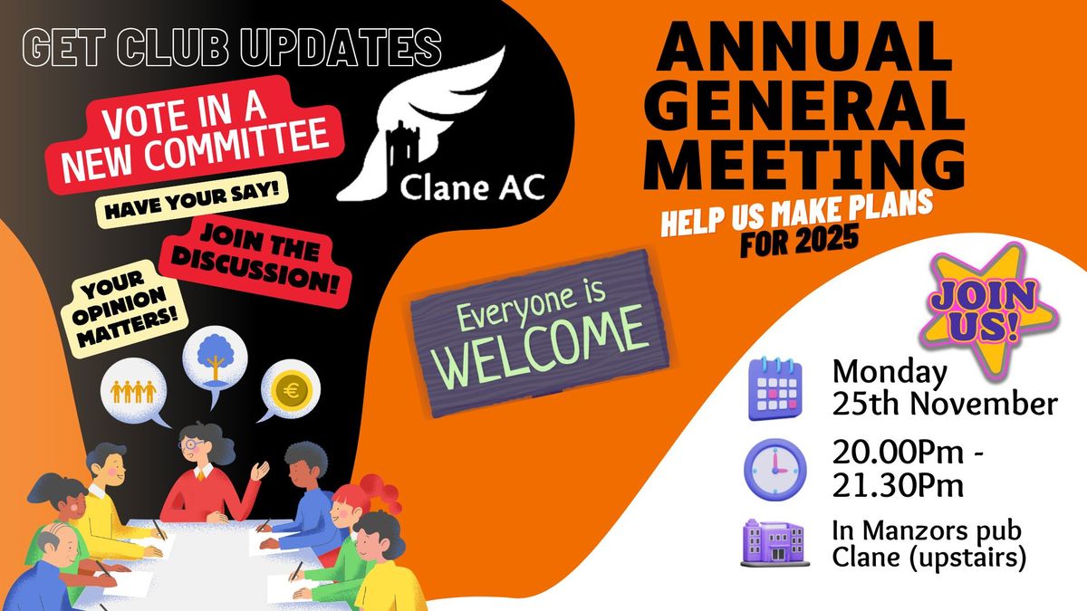 Clane AC Annual General Meeting