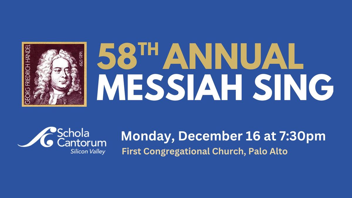 Schola Cantorum's 58th Annual Messiah Sing