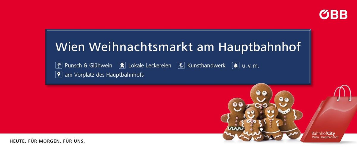 Weihnachtsmarkt am Wiener Hauptbahnhof 2024 \ud83c\udf84