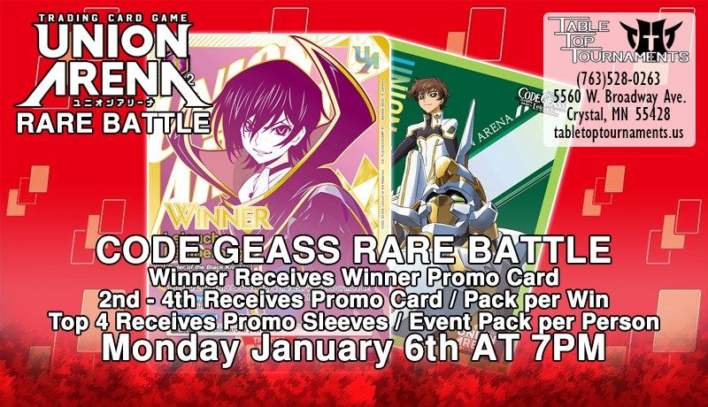 UATCG Rare Battle: Code Geass