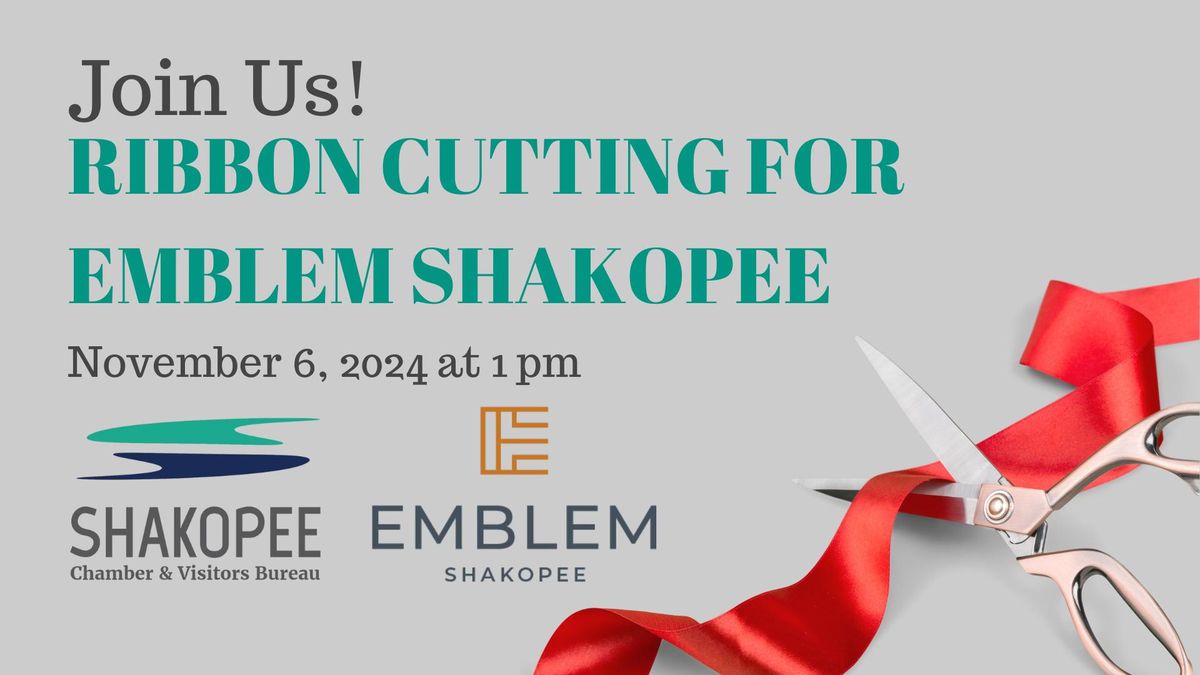 Ribbon Cutting for Emblem Shakopee