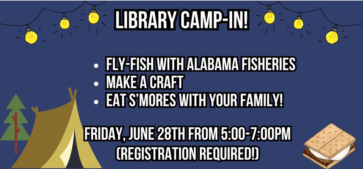 Library Camp-In! (Registration Required)