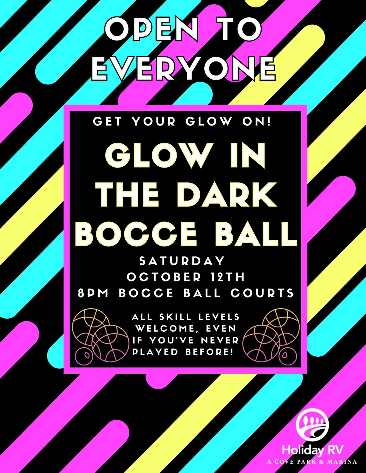 Glow in the Dark Bocce Ball