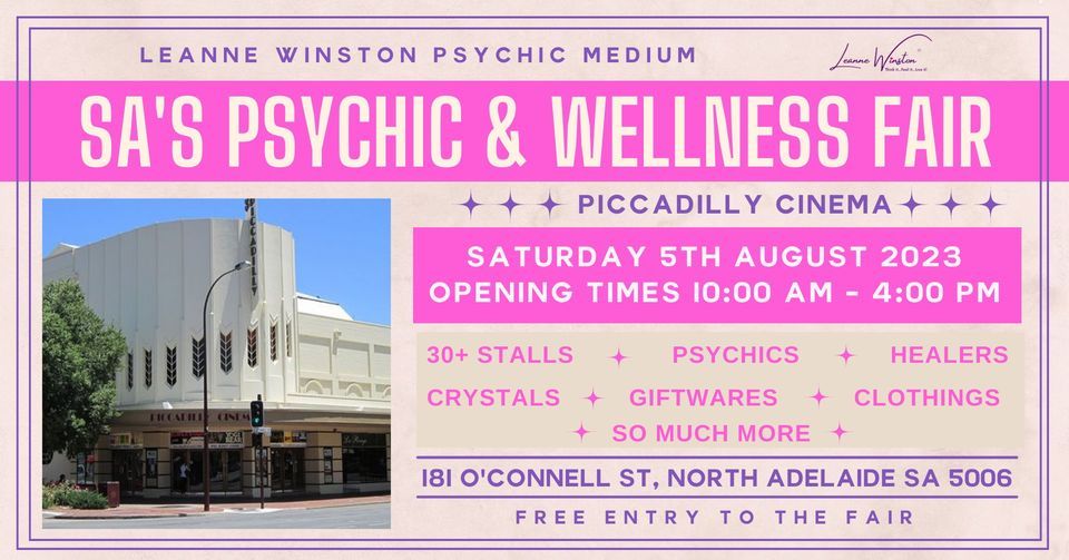 Psychic & Wellness Fair - (Piccadilly cinema)North Adelaide