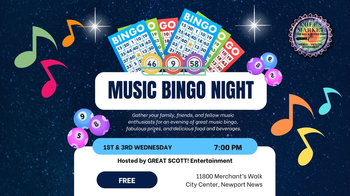 Music Bingo at Chef's Market