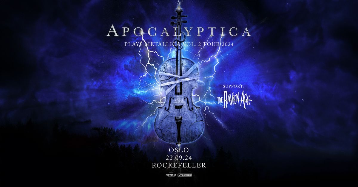 Apocalyptica: Plays Metallica Vol. 2 Tour 2024 \/ Rockefeller \/ Pres. av Live Nation