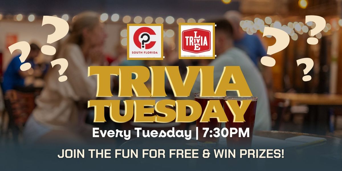 Trivia Tuesdays at Pompano Beach Brewing Company