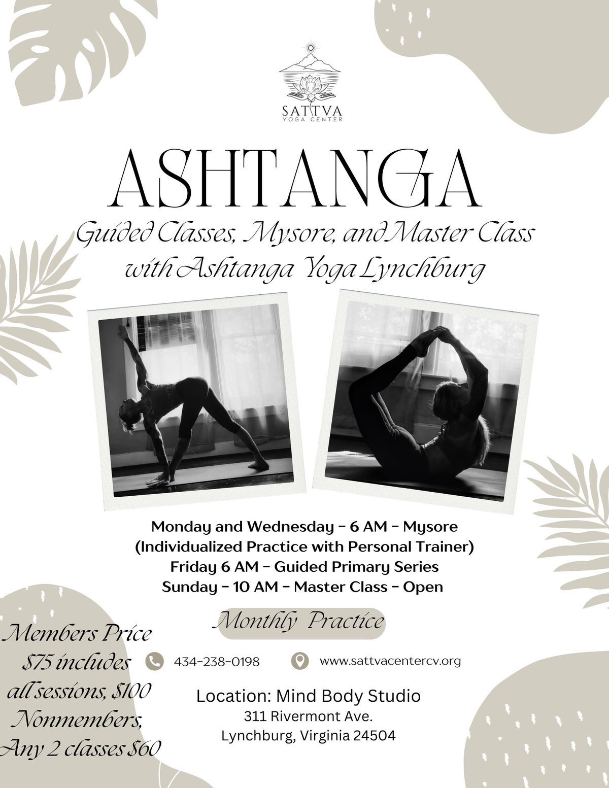 Ashtanga Series - Starts September 9th