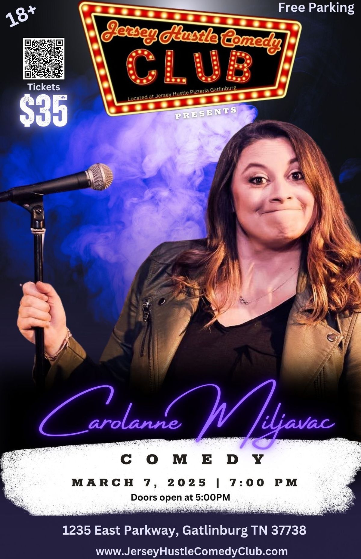 Carolanne Miljavac Comedy Show @ Jersey Hustle Comedy Club