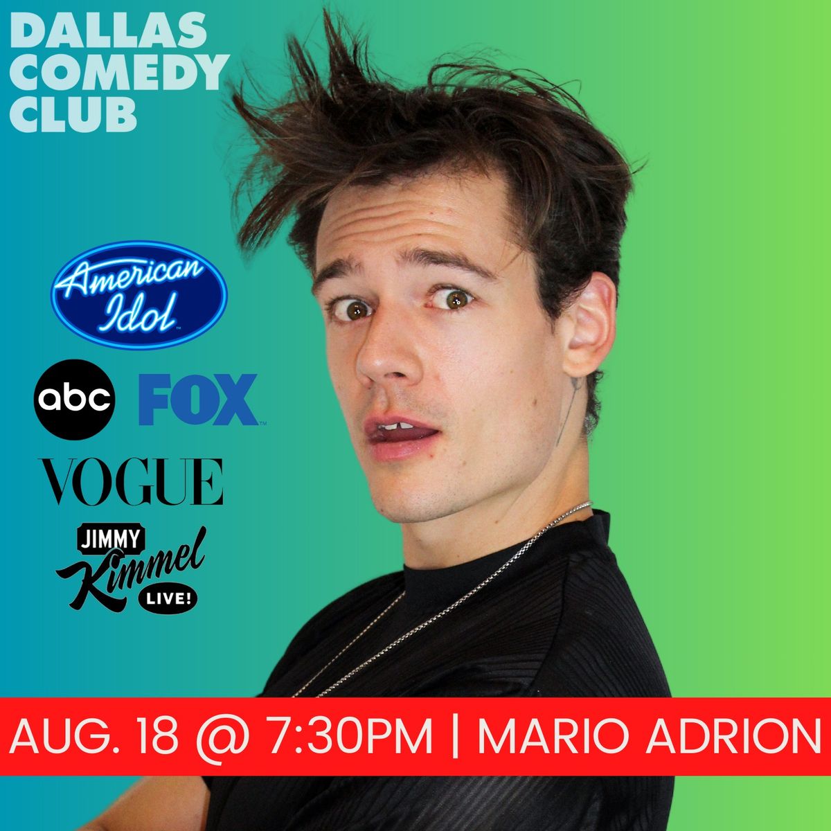 Dallas Comedy Club Presents: Mario Adrion