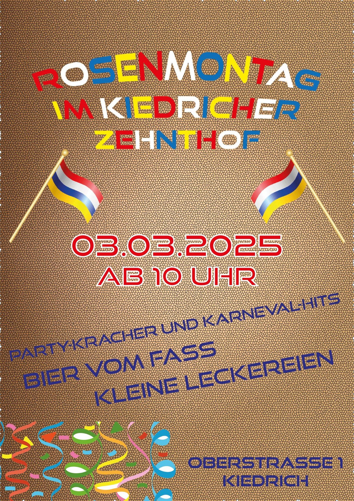 Rosenmontag's Party Im Kiedricher Zehnthof