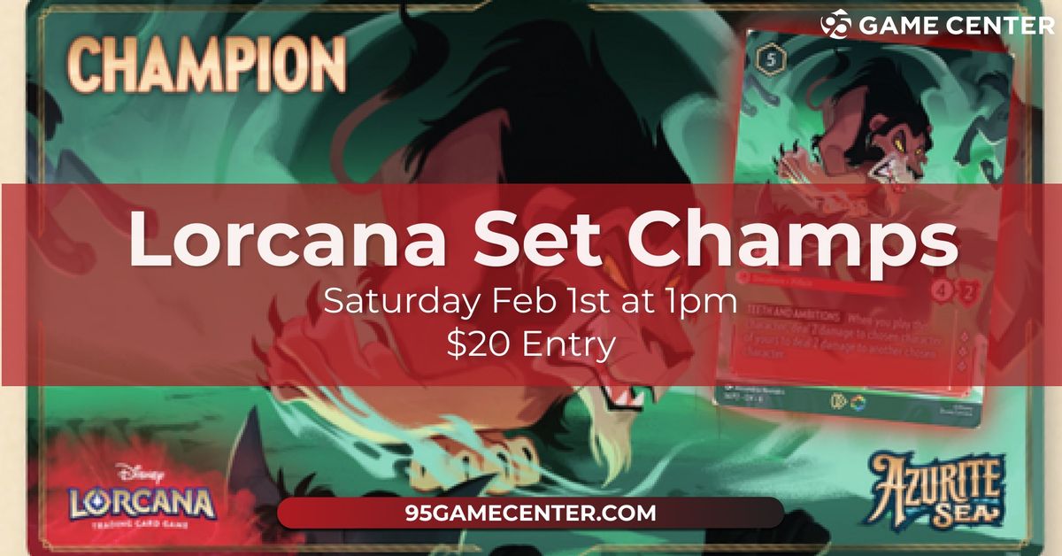 Lorcana:  Set Championship