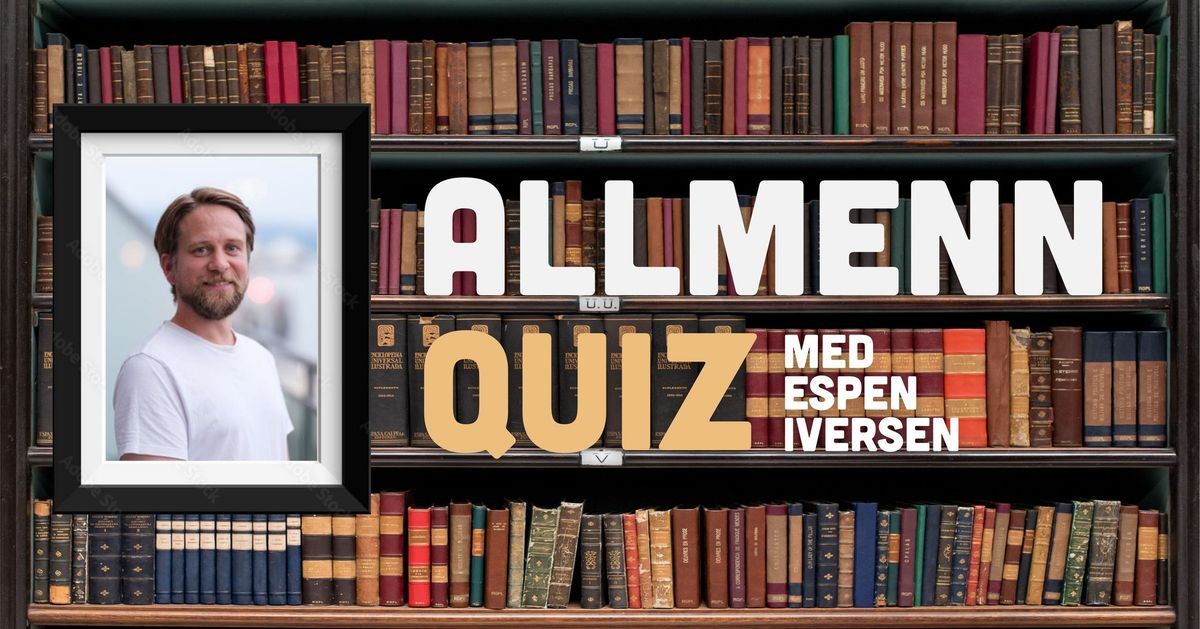 Allmennquiz med Espen Iversen