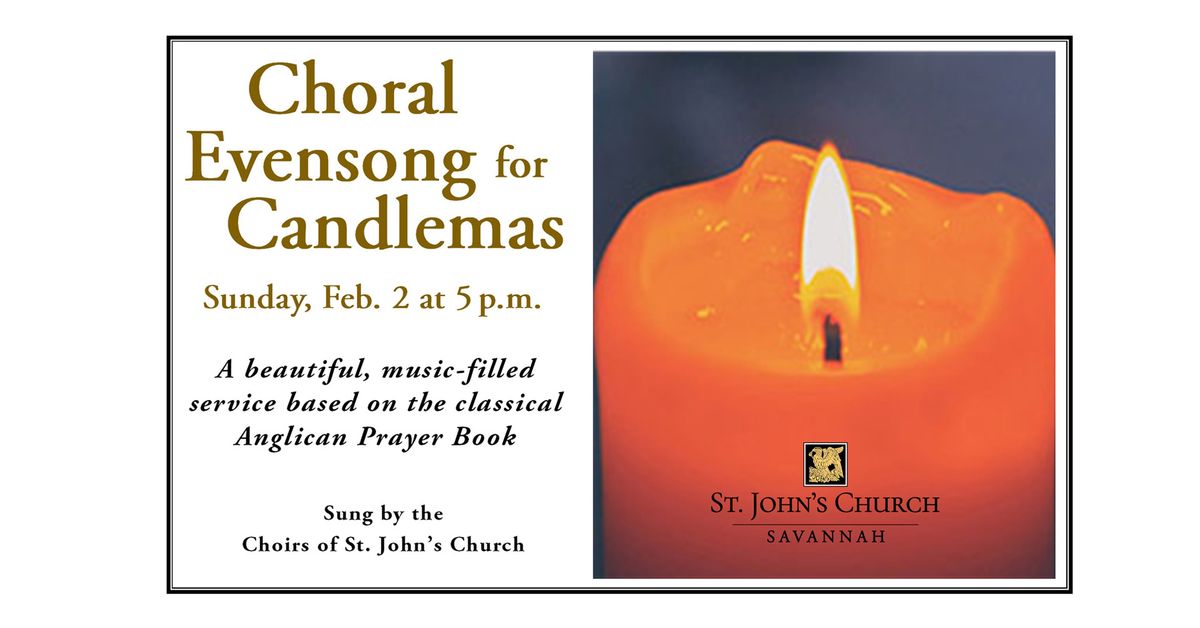 Choral Evensong for Candlemas