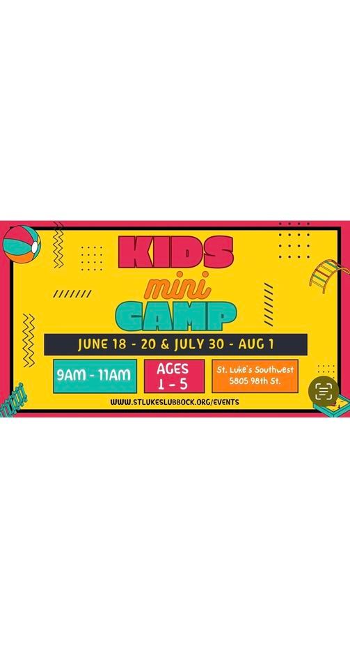 Mini Kids Camp 1