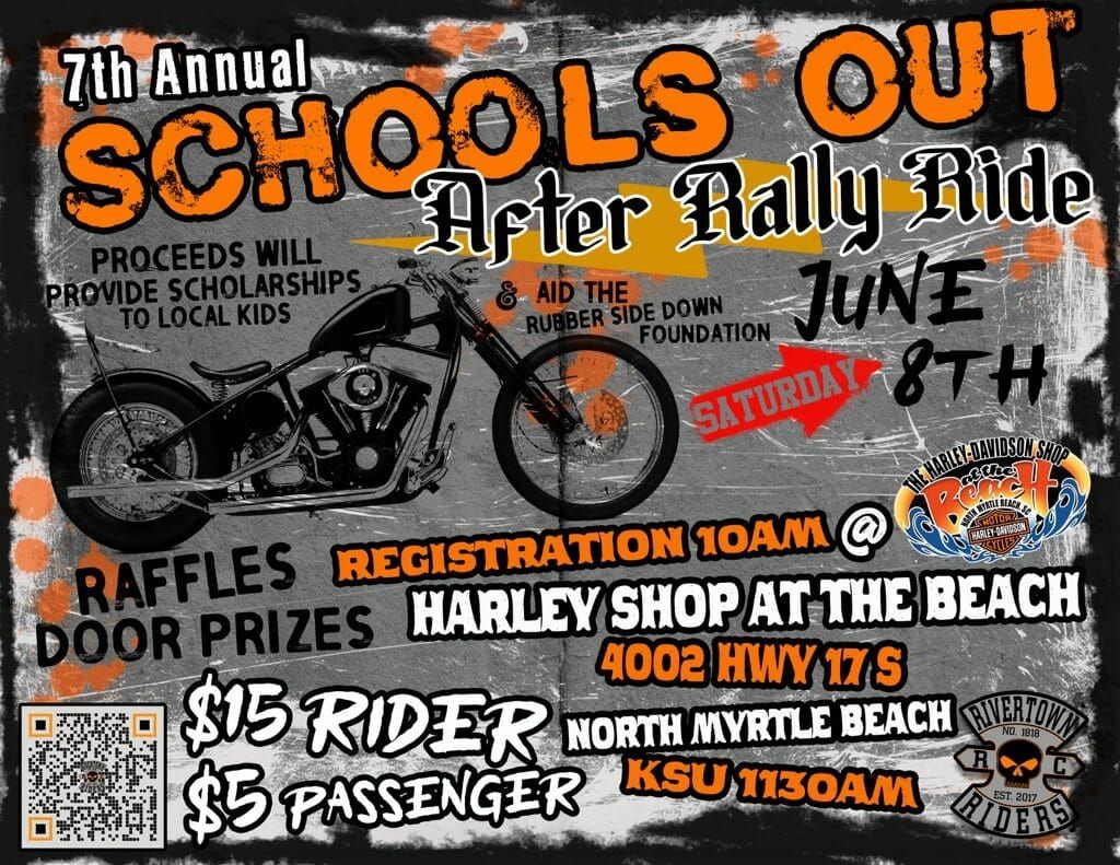Schools Out After Rally Ride
