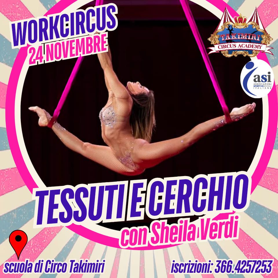 Workshop tessuti e cerchio con Sheila Verdi