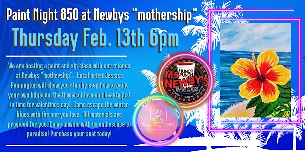 Paint Night 850 At Ms. Newbys Mothership Paint And Sip