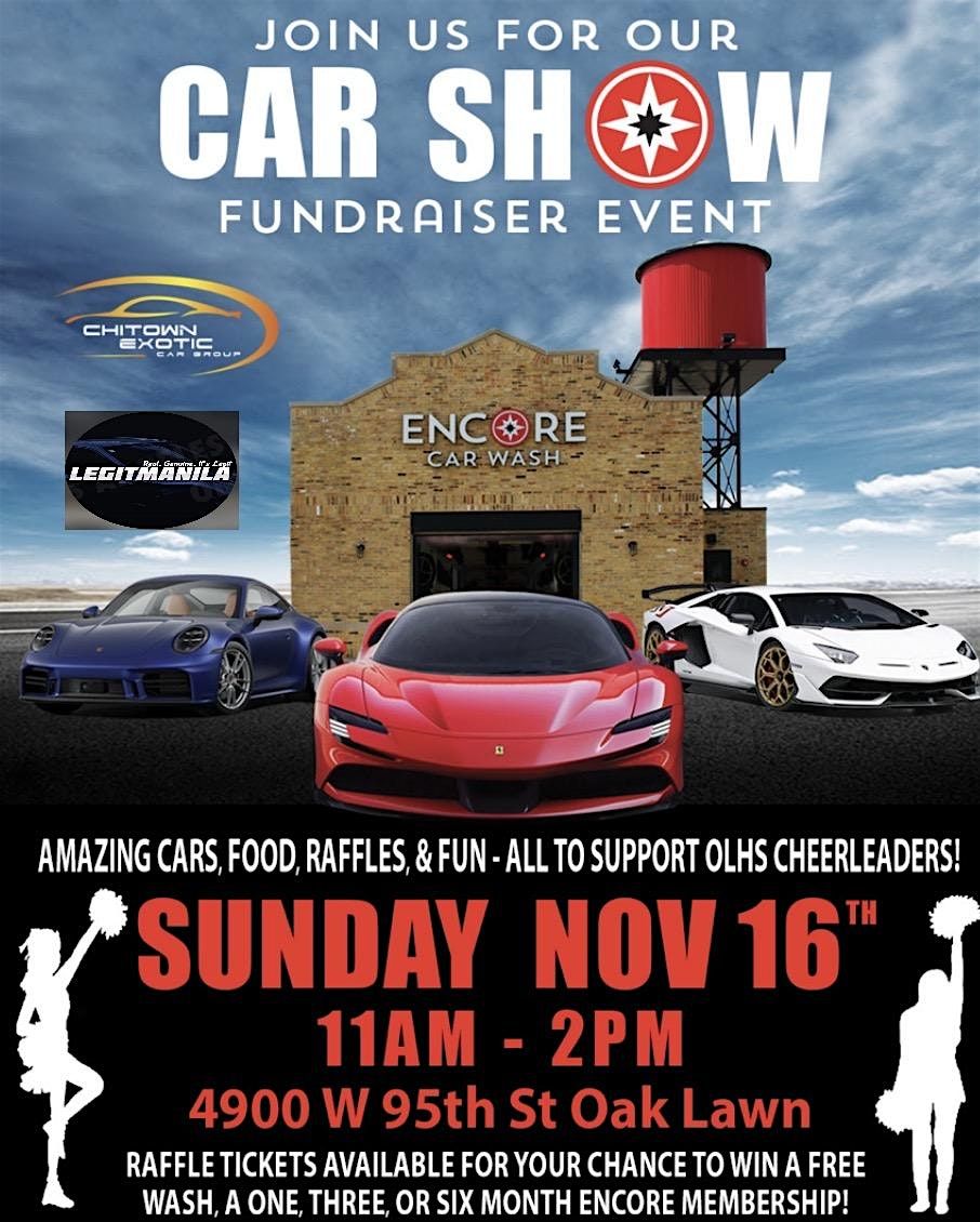 Encore Car Wash Fundraiser Car Show