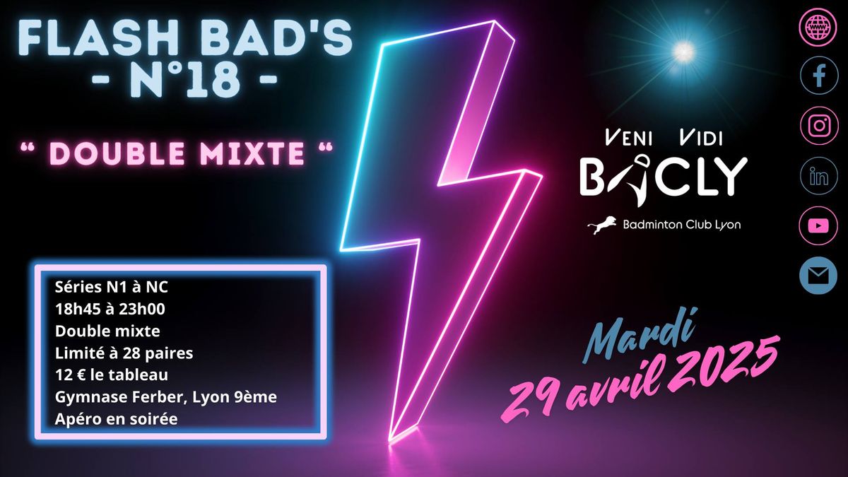 18\u00e8me Flash Bad's de Lyon - Double mixte