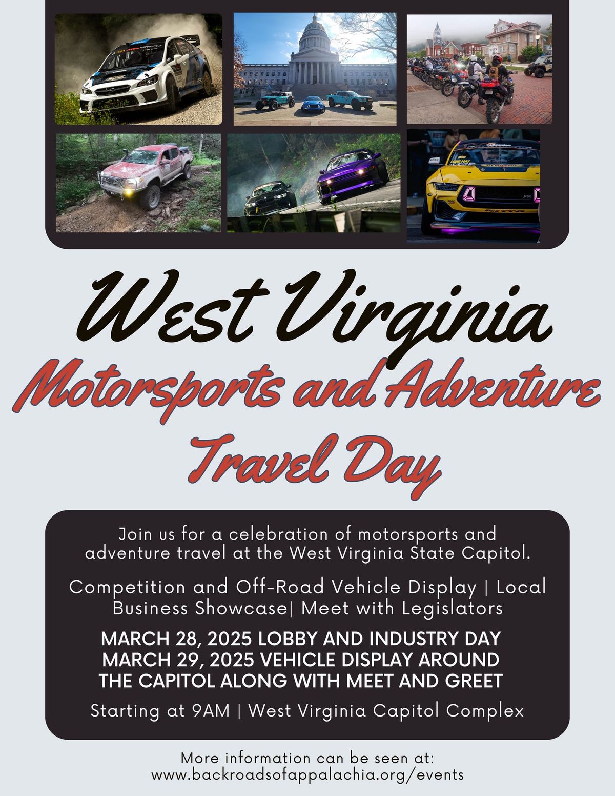 West Virginia Motorsports and Adventure Travel Day