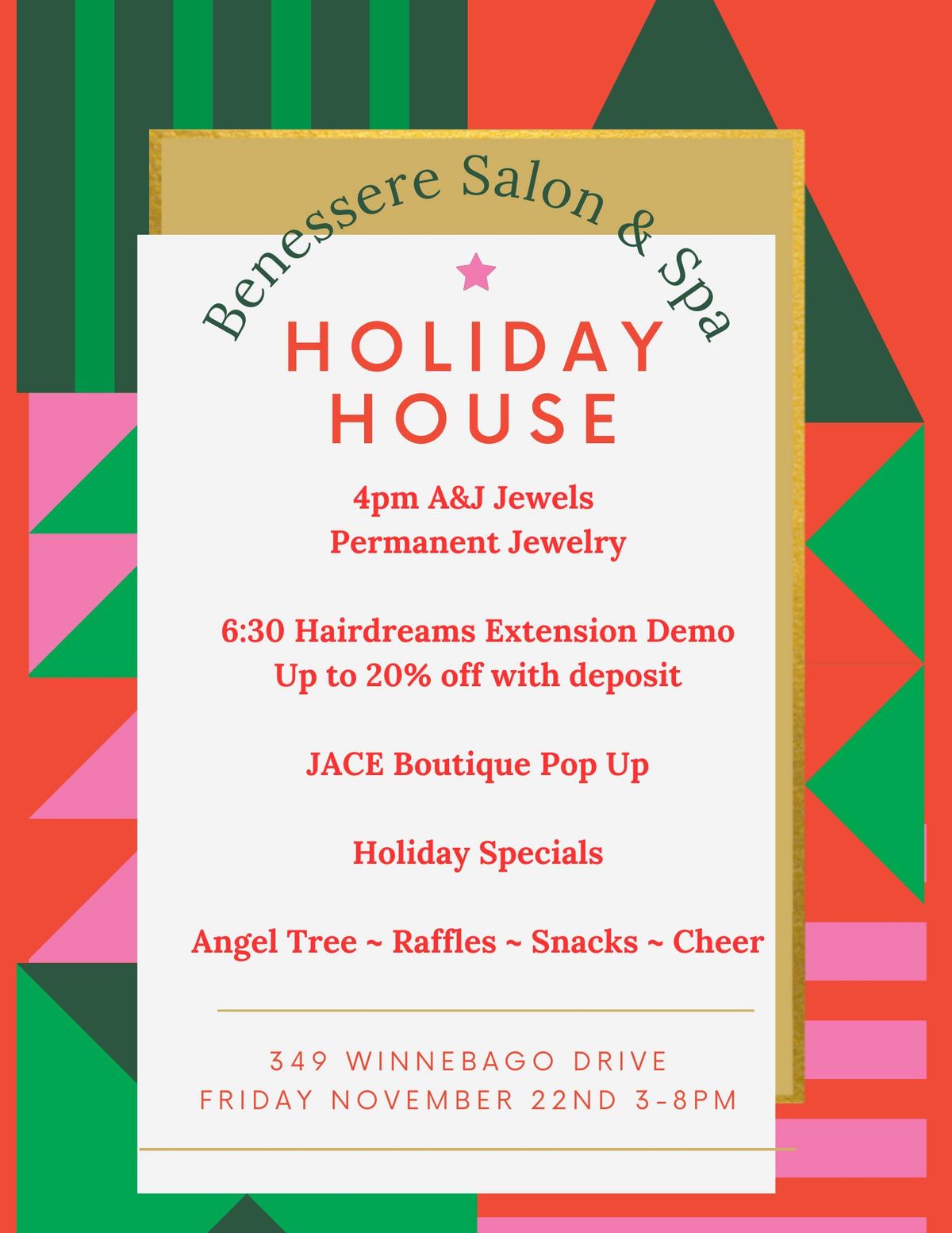 Benessere Salon & Spa Holiday Open House