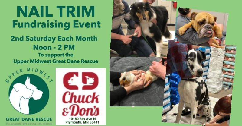 Upper Midwest Great Dane Rescue Nail Trim Clinic