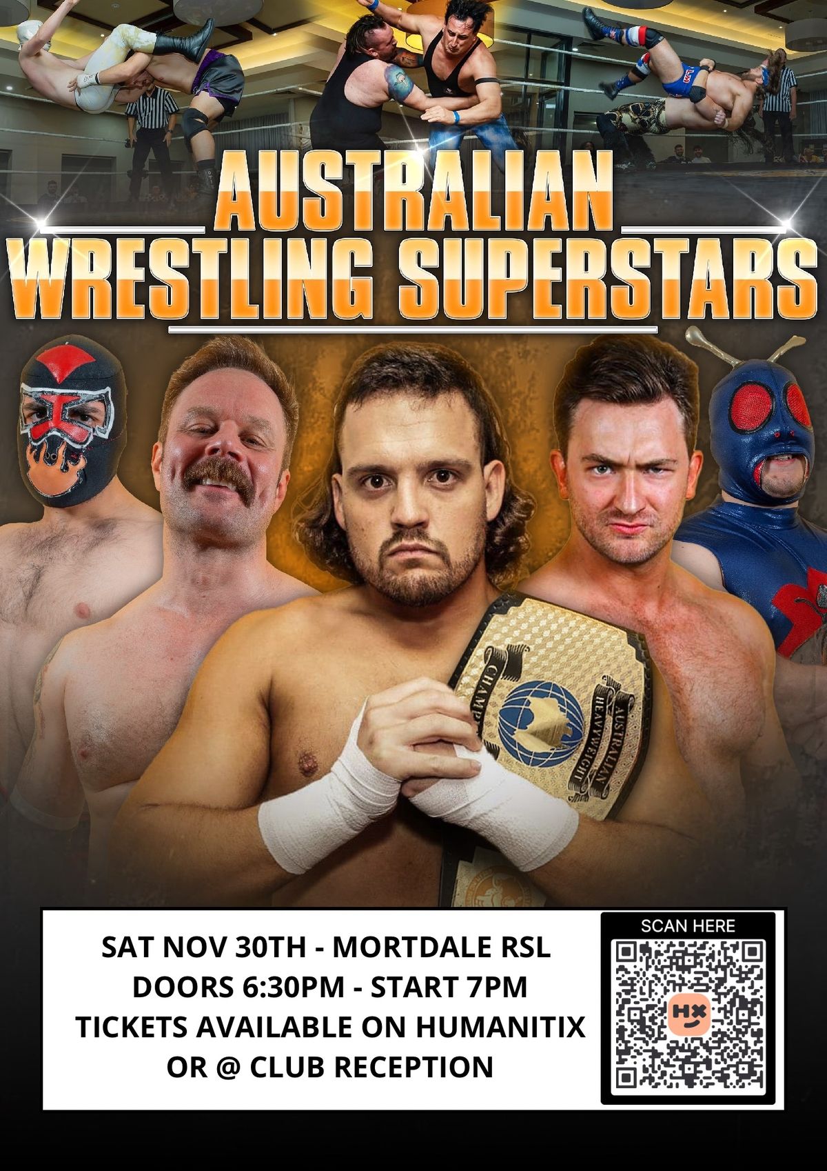 LIVE PRO WRESTLING @ MORTDALE RSL!