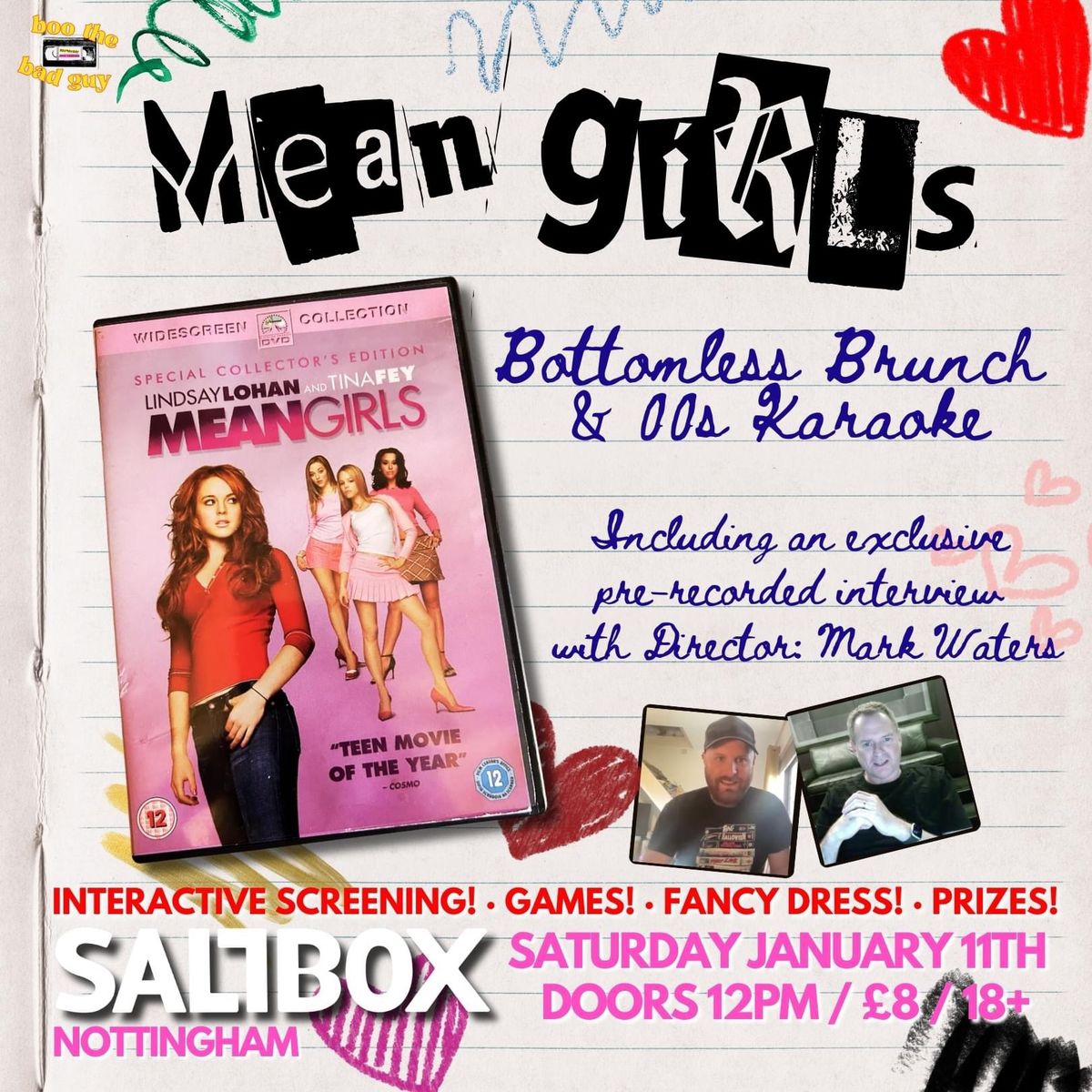 BTBG Presents: Mean Girls + Bottomless Brunch + 00s Karaoke