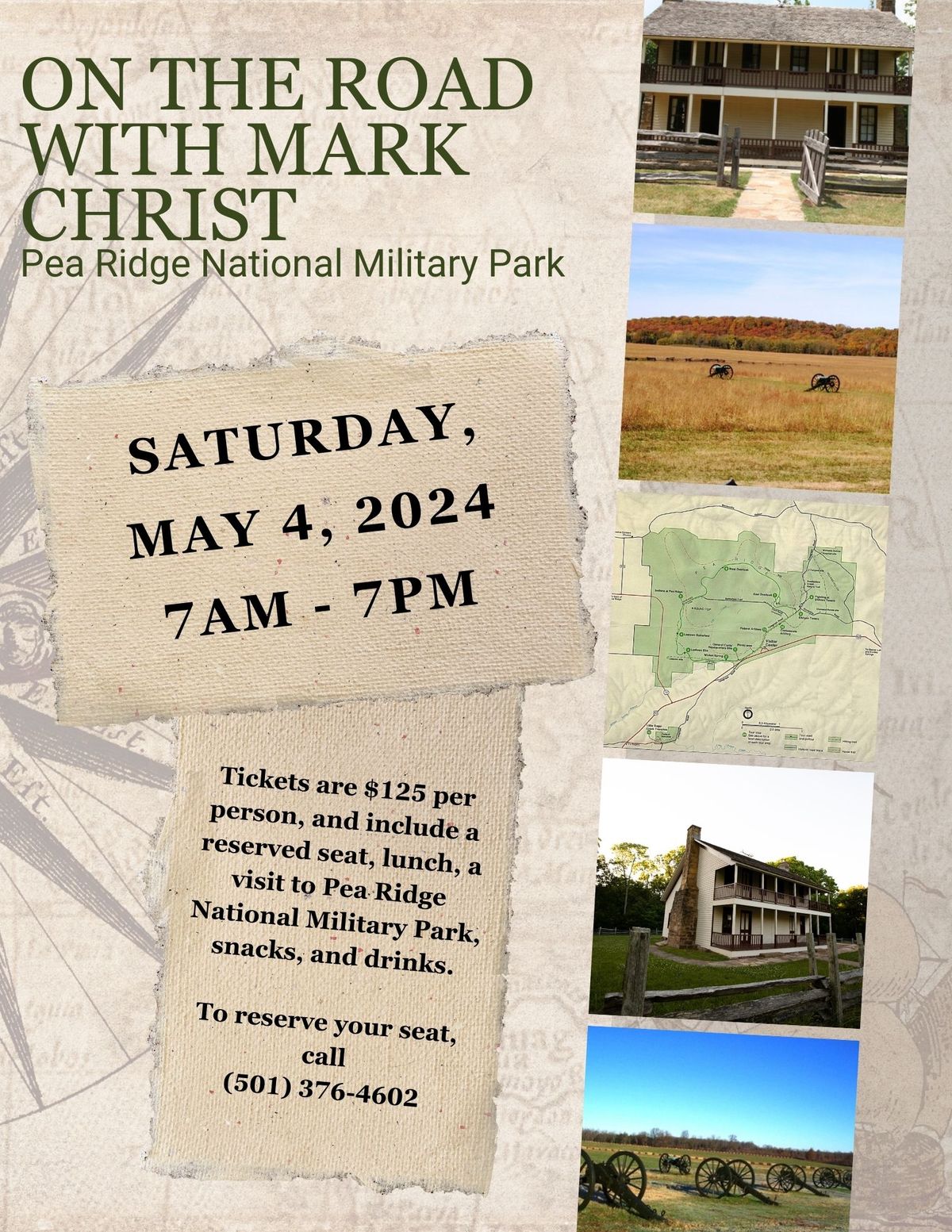 "On the Road with Mark Christ: Pea Ridge" Bus Tour