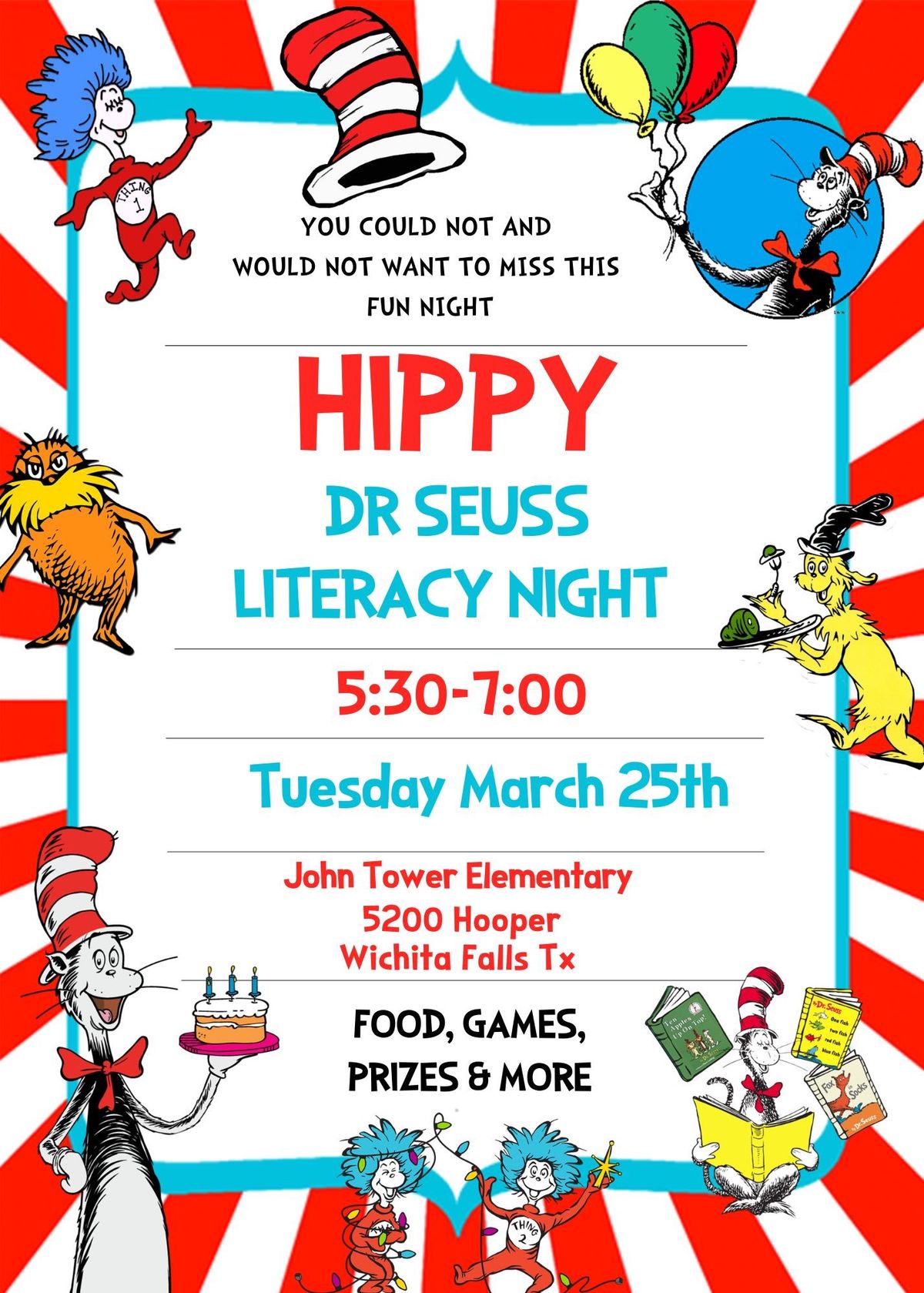 HIPPY Dr Seuss Literacy Night 