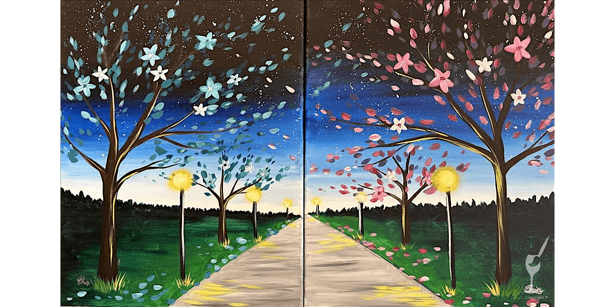 Creative Blossoms Love Painting - Paint and Sip in Houston | Classpop!\u2122